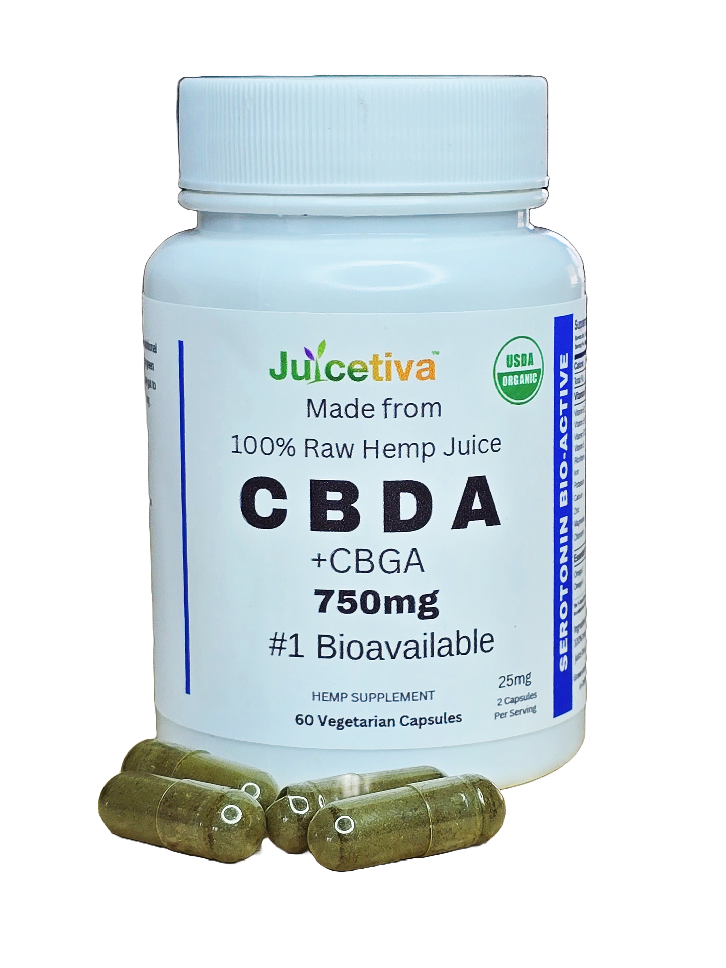 Hemp Juice 60 CBDA 25mg/2 Capsules