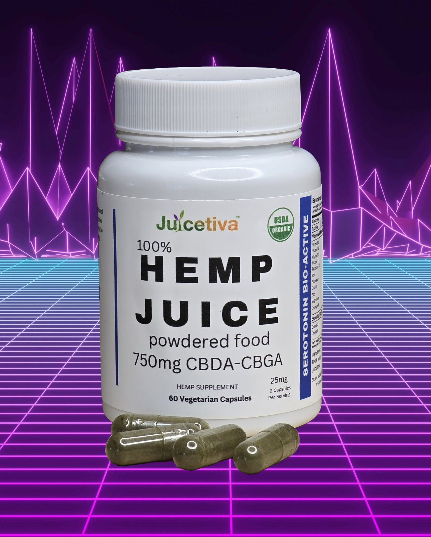 Hemp Juice 90ct Capsules